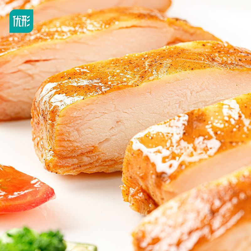 [Brand Praise 545k + Items] 12 Bags of Premium Chicken Breast Salad, Low Temperature and High Protein, Ready to Eat after Opening the Bag