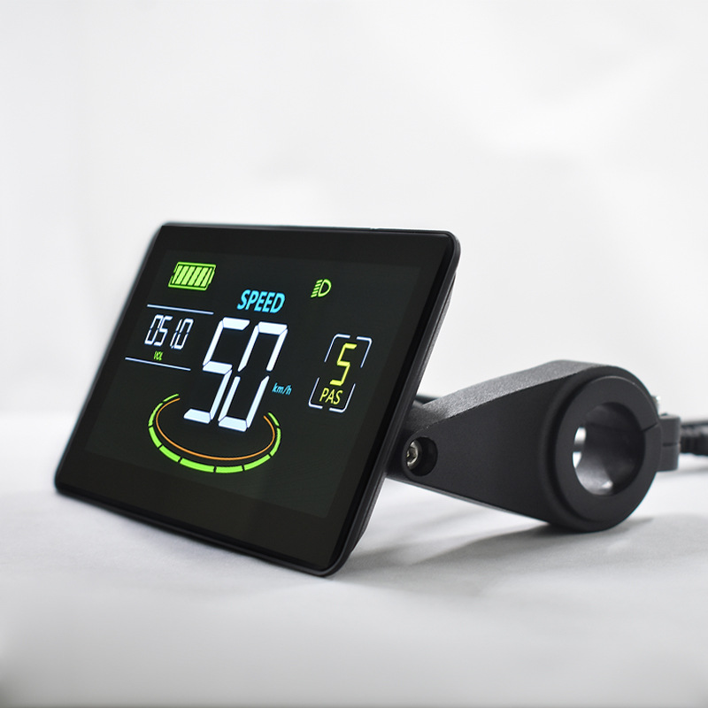 Factory Direct Sales Lcdh6C Horizontal Screen Mid-Mounted Va Colorful Lcd Lithium Battery Mountain Electric Vehicle Instrument Display