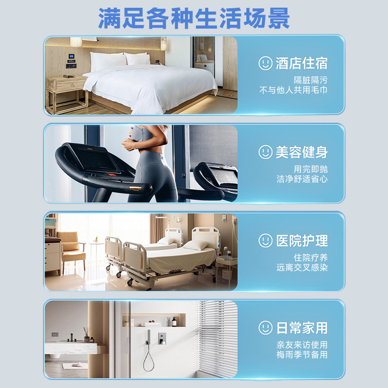 Disposable Bed Sheet Quilt Cover Pillowcase Hotel Homestay Hotel Cleaning Fee-Free Travel Products for One Guest