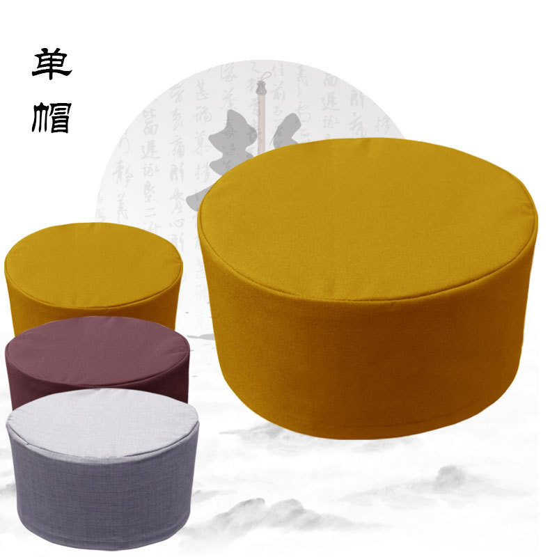 Шляпа для мирян, шляпа монашки, шляпа монаха, морская зелёная ряса, коричневая, жёлтая, серая