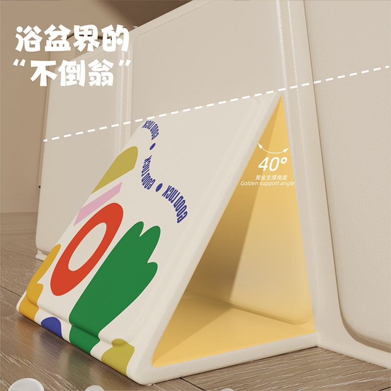 Qiqi Baby Bathtub Large Size 0-5 Years Old Kidsren's Foldableing Bathtub Baby Can Sit and Lie down Newborn All-In-One Bathtub