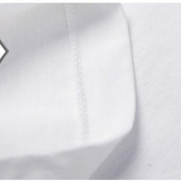 Yiershuang Men's Pure Cotton Loose Plain Short-Sleeved Shirt Middle-Aged and Elderly Old Man's Shirt Youth Bottoming Half-Sleeved