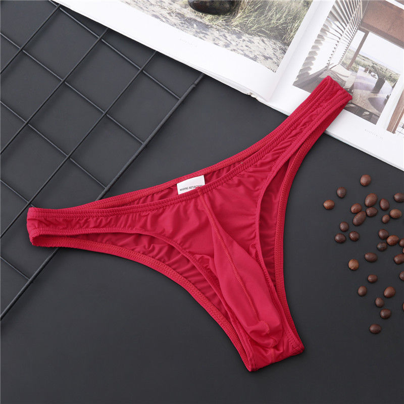 Bullet Separation Export Sexy Underwear Men's Thong Sexy Large Size Men's U-Convex Export Pants Small Triangle