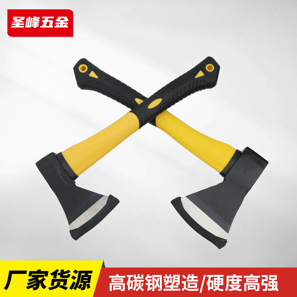 Factory supply multi-functional household plastic handle axe axe chopping tree logging outdoor professional plastic axe wholesale