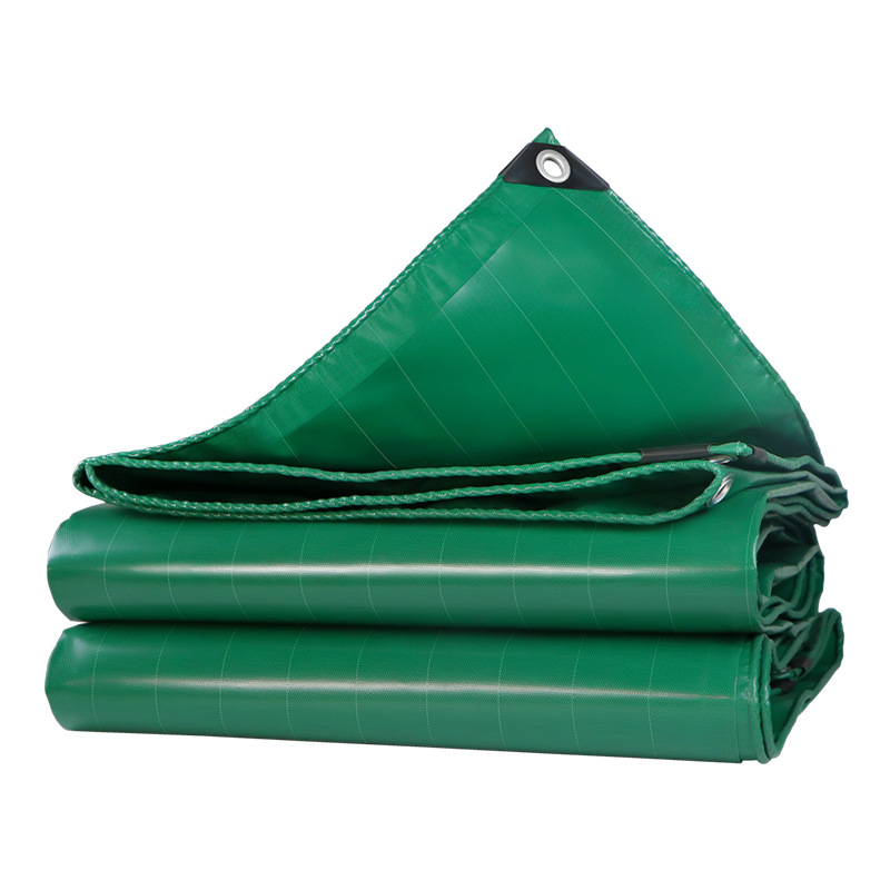 Green Pvc Knife Scraper Cloth, Wear-Resistant and Scratch-Resistant, Waterproof and Sunscreen Tarpaulin, Rainproof Tarpaulin, Thickeneded Rainproof Tarpaulin
