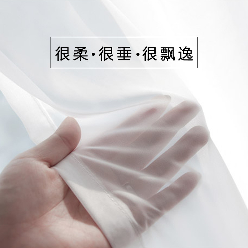 Однотонная занавеска из шифона, гостиничная оконная сетка, проектное производство, большой ассортимент, индивидуальная настройка занавесок