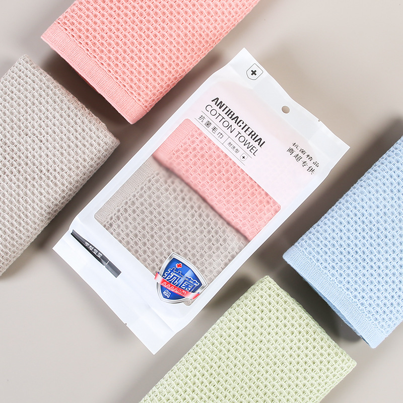 Хлопковое полотенце класса A, антибактериальное, быстрое высыхание