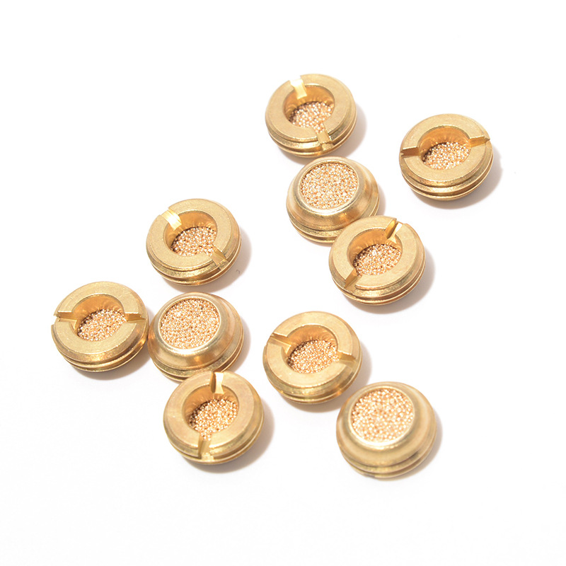 Pneumatic Inner Muffler, Slotted Threaded Silencer, Pneumatic Solenoid Valve, Dust-Proof and Noise-Reducing Filter, Pneumatic Components