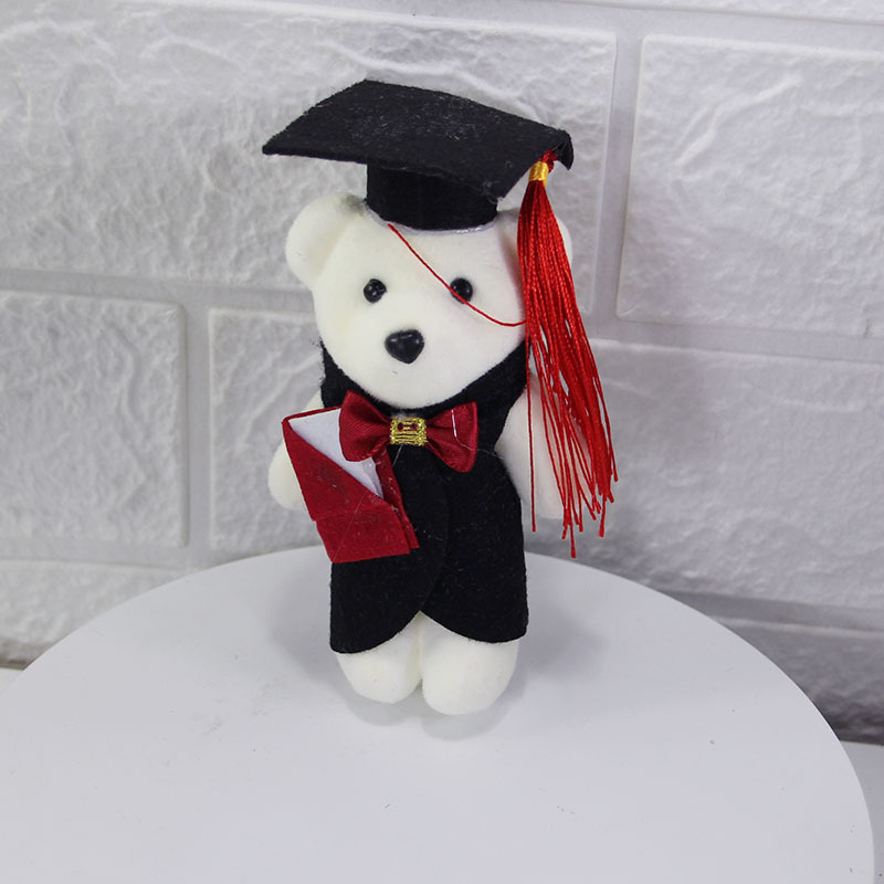 Оптовая продажа подарков для студентов, медведь на выпускной, подарок на День учителя, мультяшная кукла в букете