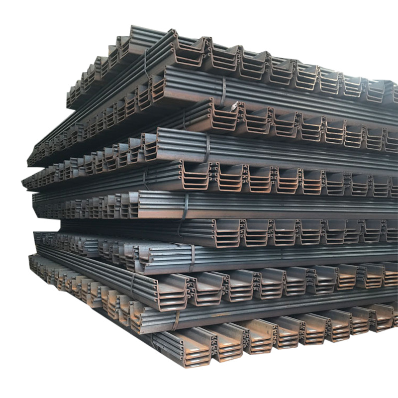Jinxi Jiangyin U-Shaped 400 * 100 Steel Sheet Pile 3 #   4 #   6 #   7 # Larsen Hot Rolled 9 12m Steel Sheet Pile
