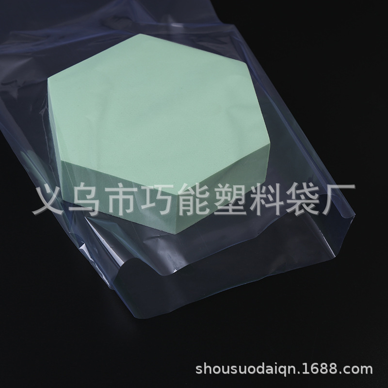 Source manufacturers make PVC Heat Shrinkable film Heat Shrinkable bag blue transparent shrink bag can be made colorless transparent