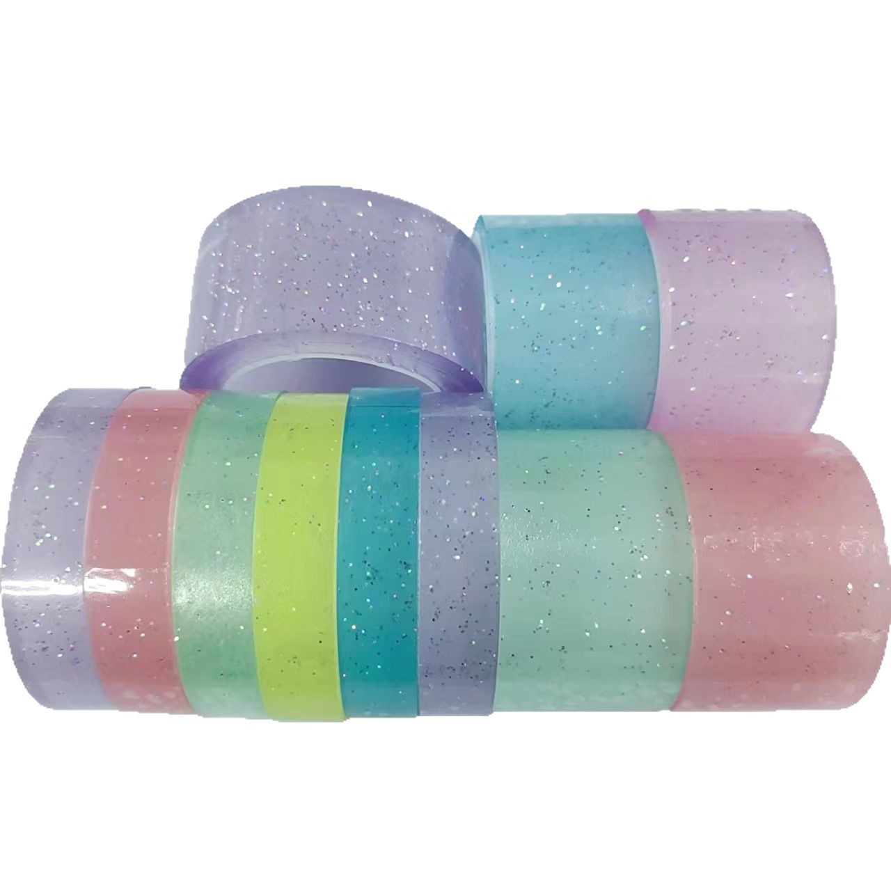 [Ice Flash] Free-hand drawing adhesive tape novice can use continuous silk adhesive tape diang ball