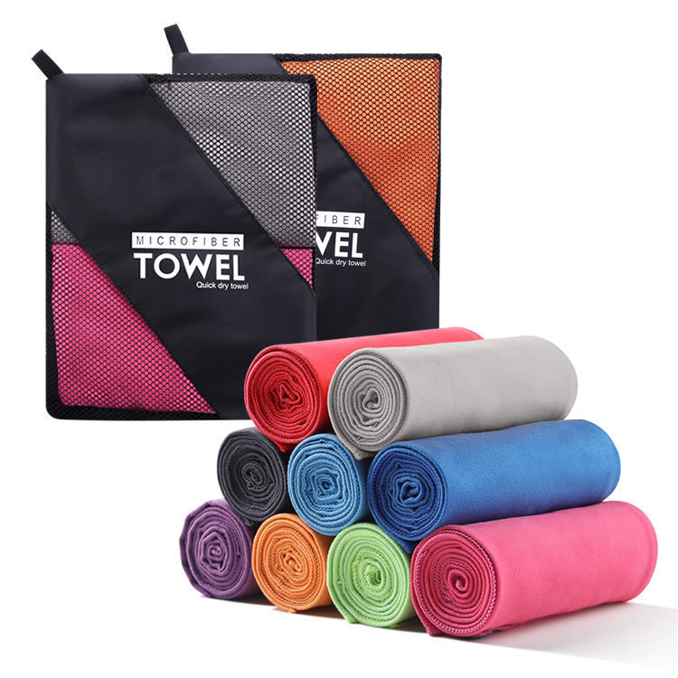 Manufacturer Customized Outdoor Sports Absorbent Quick-Drying Towel Swimming Quick-Drying Sports Bath Towel Microfiber Portable Swimming Towel