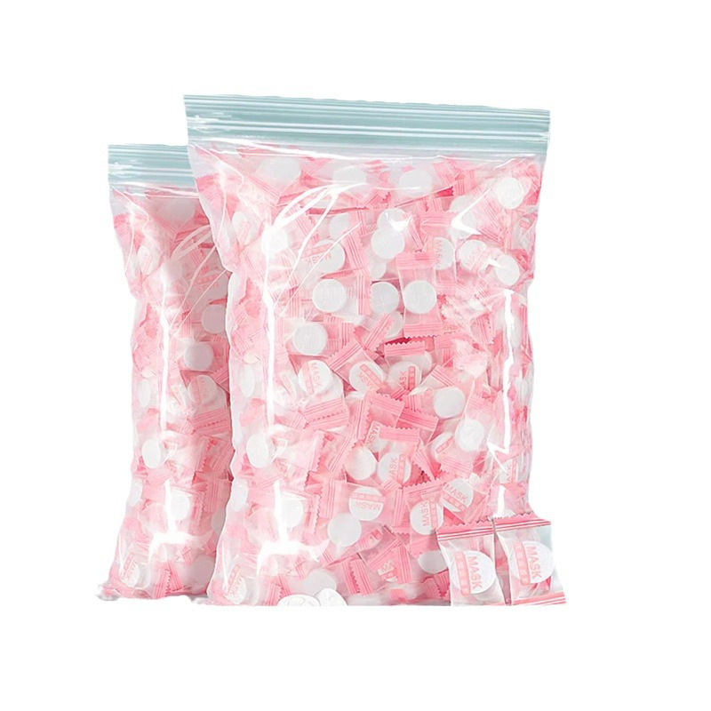 Compressed mask silk mask buckle 500 pieces disposable mask wholesale DIY factory mask wholesale pure cotton silk