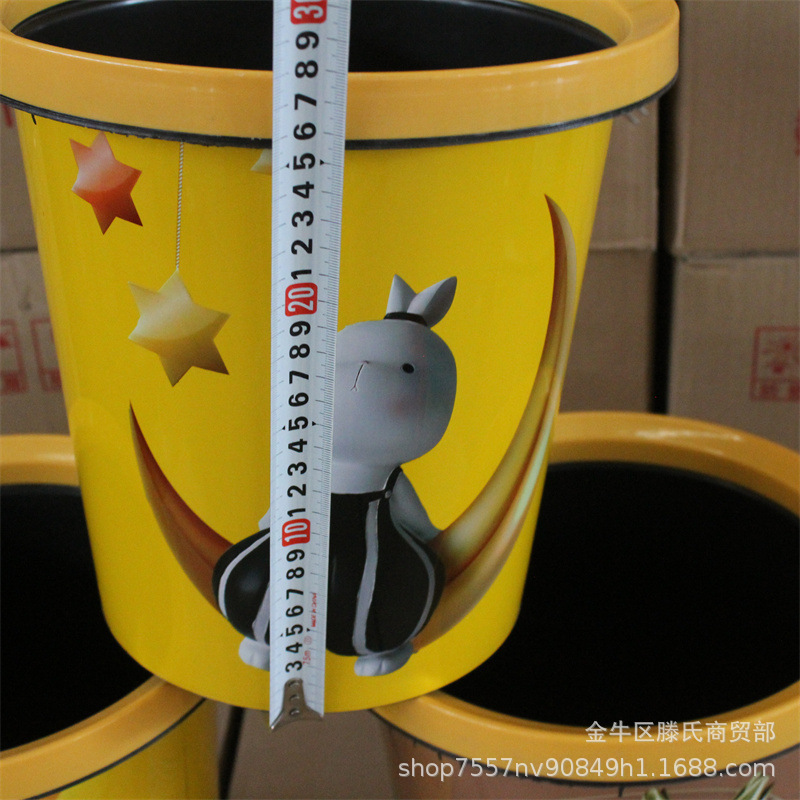5 yuan store trash can trash basket 80 pcs/piece random color
