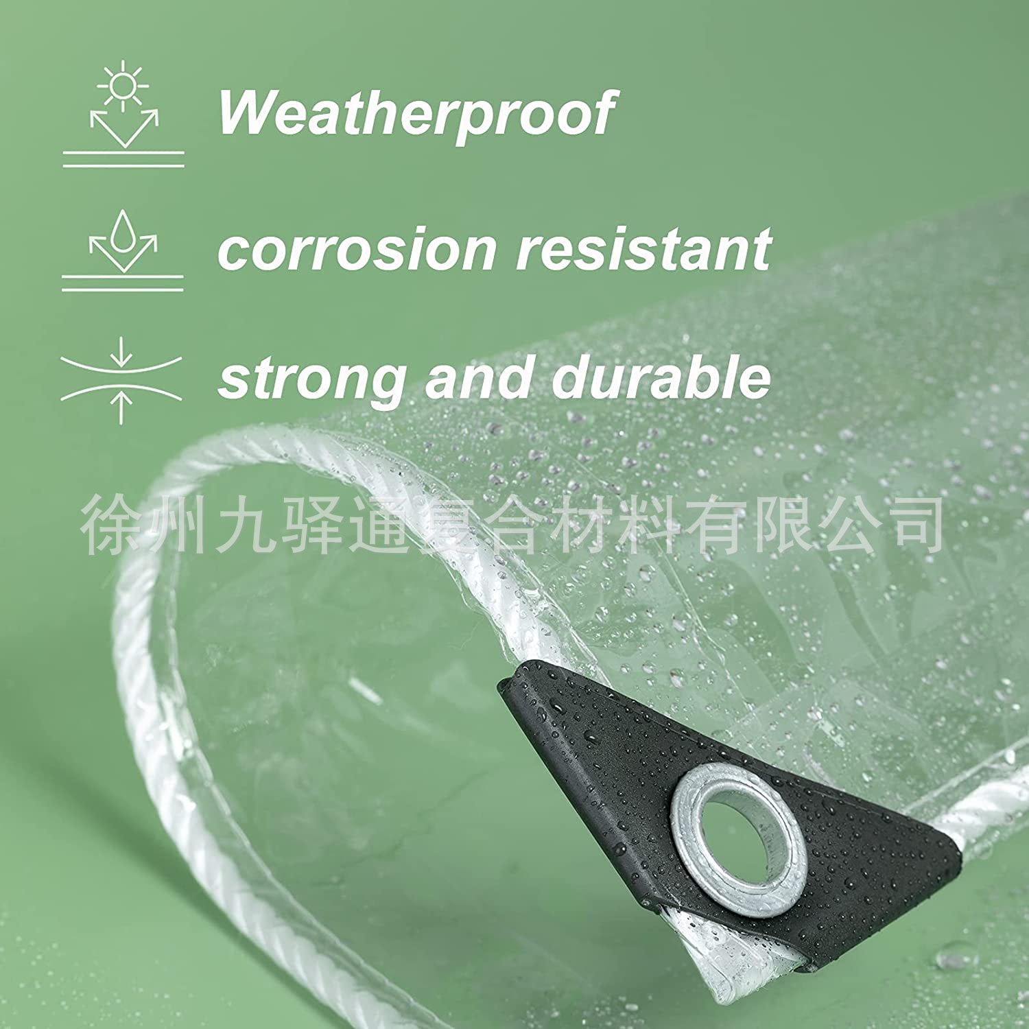 Transparent Rain Cloth Tarpaulin Balcony Rain-proof Windproof Rain-proof Cloth Thickened Oilcloth Waterproof Cloth Outdoor Soft Glass Plastic Cloth