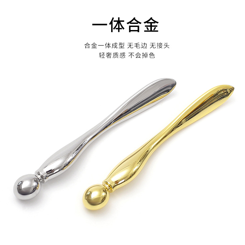 Beauty Tool Manufacturer Direct Sales Eye Massage Stick Face Cream Scoop Dual-Purpose Eye Cream Stick Compact Beauty Massage Stick