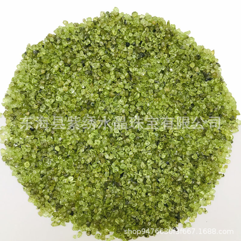 Natural Crystal Jade small particle polished gravel 5-7mm ore specimen manufacturers supply