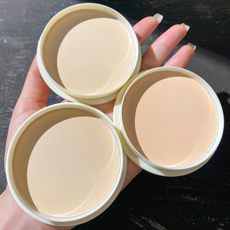 LANQIN Japanese Concealer Makeup Soymilk Powder Cake White Makeup Powder Cake Cosmetic Makeup Wholesale