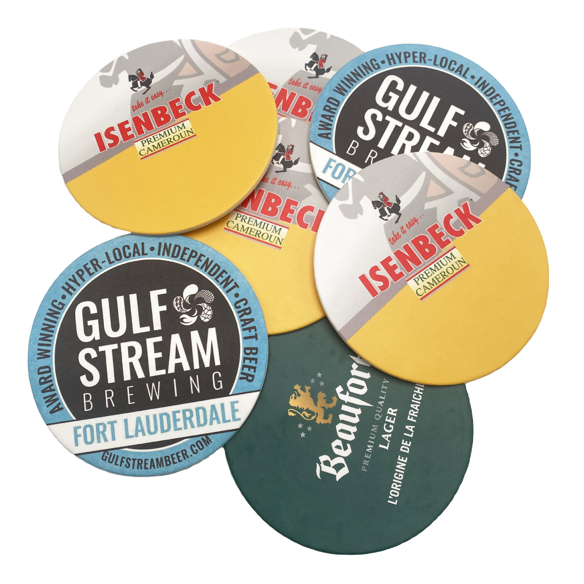 Supply of Hot Stamping Paper Coasters, Absorbent Paper Coasters, Coffee Coasters, Tea Coasters, Insulation Pads, Paper Coasters