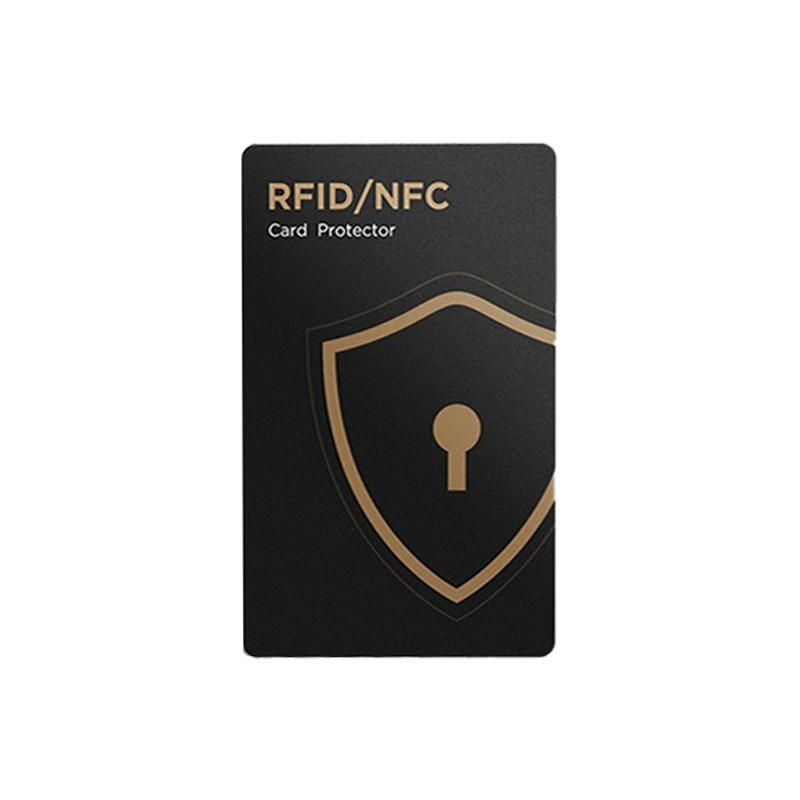 Anti-Scanning and Anti-Theft Card Holder Aluminum Foil Shielding Card Holder Cob Anti-Theft Card Anti-Reading Smart Rfid Shielding Card Customization
