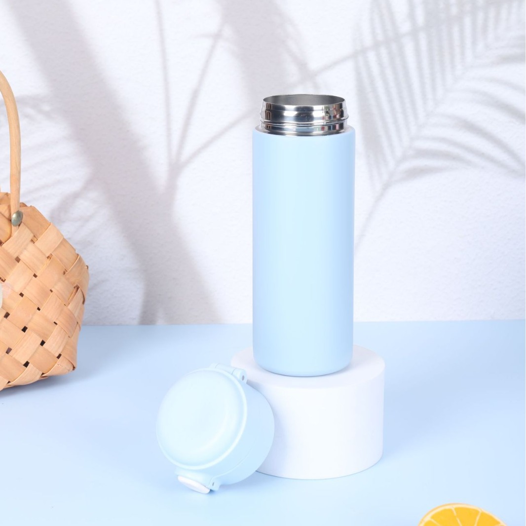 304 stainless steel bounce cover pea Cup mini double-layer vacuum smart vacuum cup custom logo gift water Cup