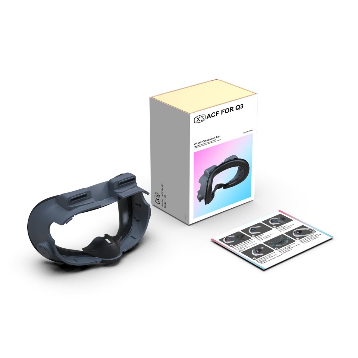 New Decompression Face Mask for Meta Quest 3 X3 Pulsator Adjustment Skin Friendly Sponge