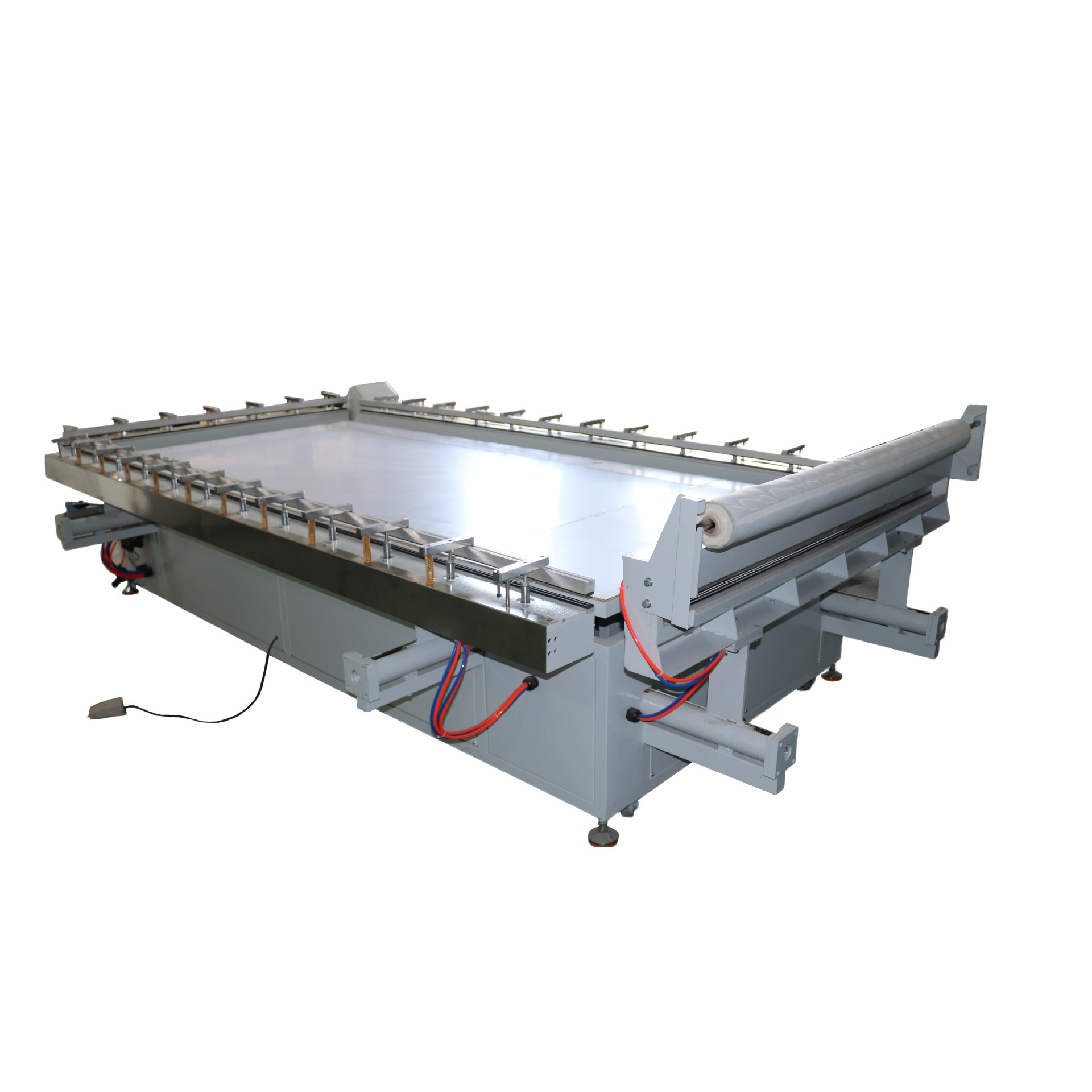 Screen Tensioning Machine Large Format Screen Tensioning Machine Fully Automatic High Tension Screen Tensioning Machine High Tension Double Aluminum Chuck Screen Tensioning Machine