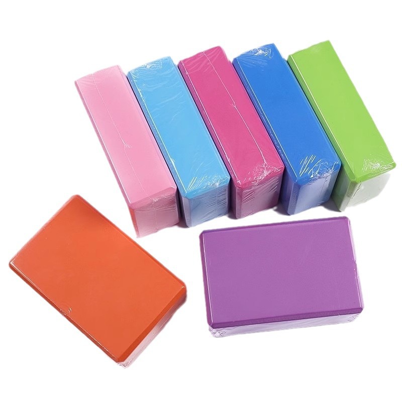 Yoga brick solid color high density environmental protection anti-pressure anti-dirty training special dance auxiliary tool non-slip brick foam brick