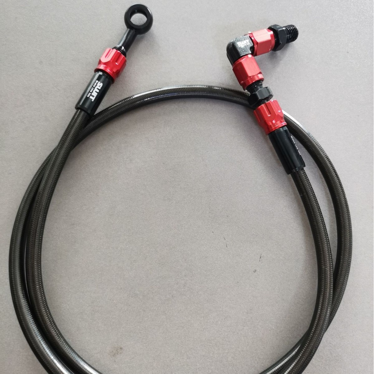 Motorcycle Hose An3 28 90 Degree M10 Hydraulic Brake Line Oil Hose for Motorbike