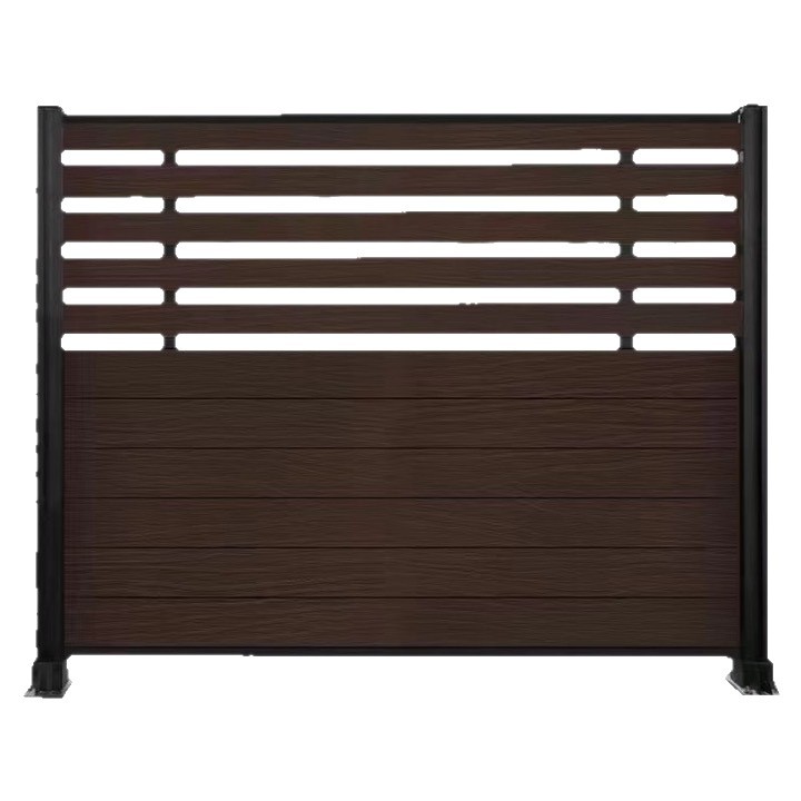 Outdoor Plastic Wood Fence Fence Garden Courtyard Fence Fence Small Courtyard Fence Panel Anti-corrosion Plastic Wood Fence Fence
