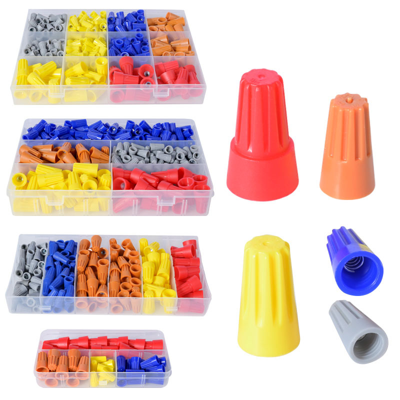 Пружинный тип спиральный обжимной колпачок вращающийся закрытый терминал соединитель провода комплект обжимных колпачков быстросъемный