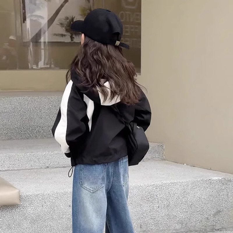 Girl's Charge Clothes Three-in-One Detachable Coat Spring and Autumn 2024 New Children's Big Boy Girl's Autumn and Winter suit