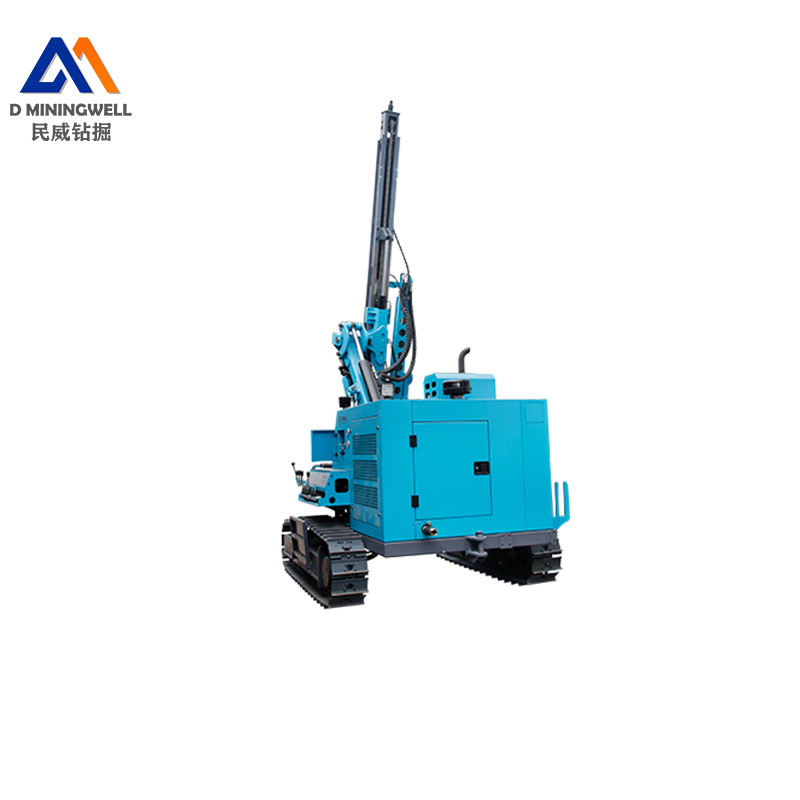 Minwei open-pit down-the-hole drilling rig impact crawler bolt HT600 drilling truck drilling rock drill drilling mining machine