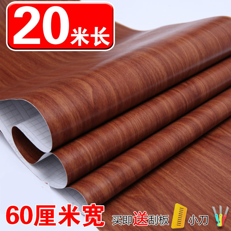 Утолщенная наклейка с древесным рисунком, водостойкая, самоклеящаяся, для обновления мебели