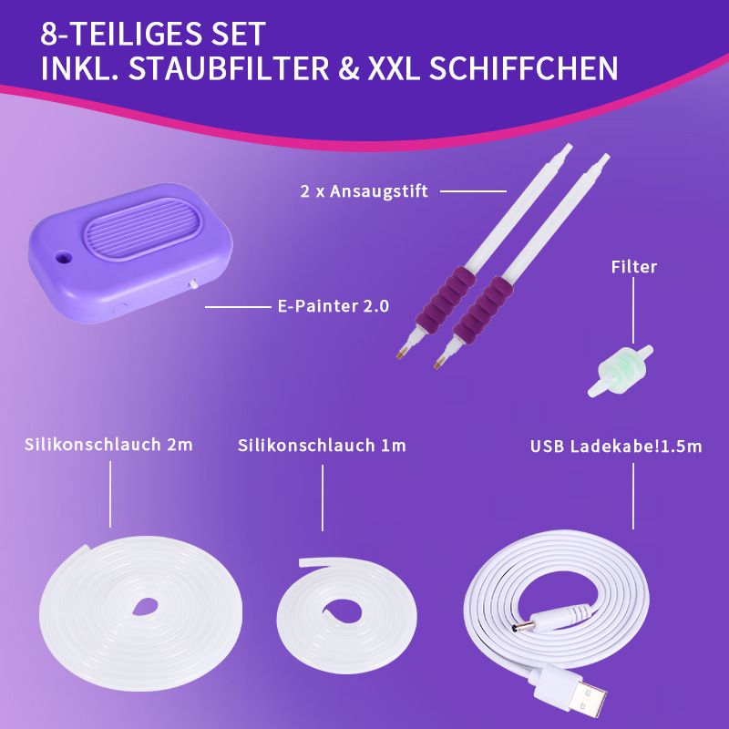 Cross-border New Product Amazon Vacuum Diamond Brush suit Electric Diamond Brush Diamond Painting Tools