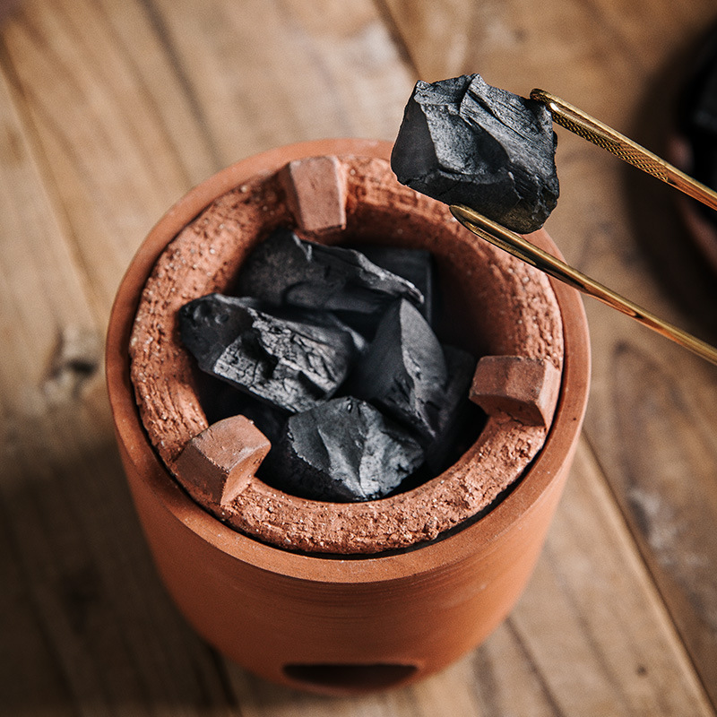 Tao Chao Outdoor Kung Fu Tea Boiling Water Longan Charcoal Charcoal Encircled Furnace Boiling Tea Carbon Household Barbecue Charcoal Special Charcoal Block