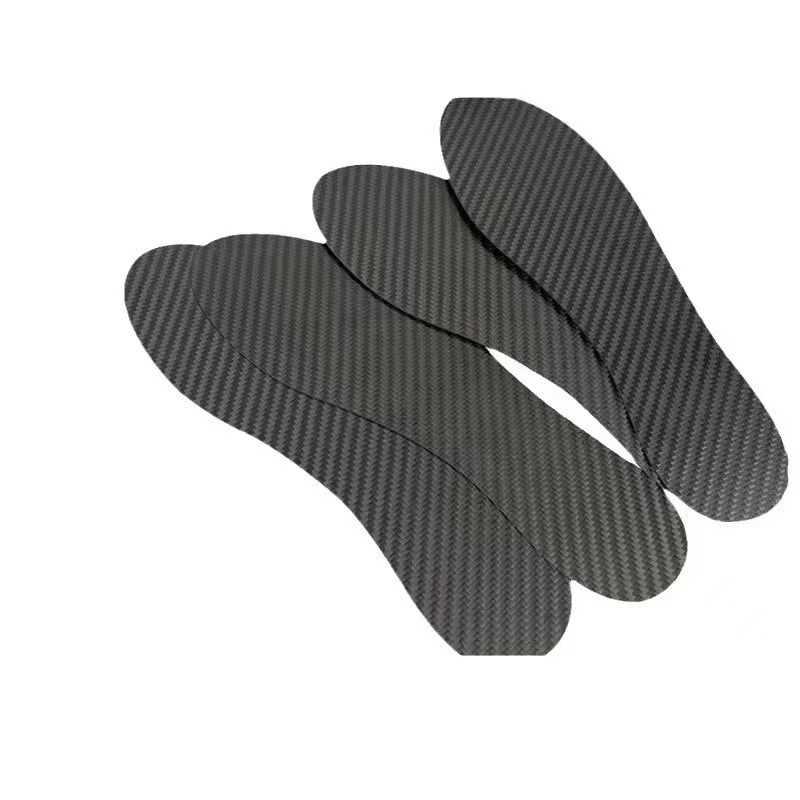 Full-Length Carbon Fiber Insole, Adult Arch Support Insole, Sports Shoe Midsole Support Sheet, Black Carbon Fiber Bottom Sheet