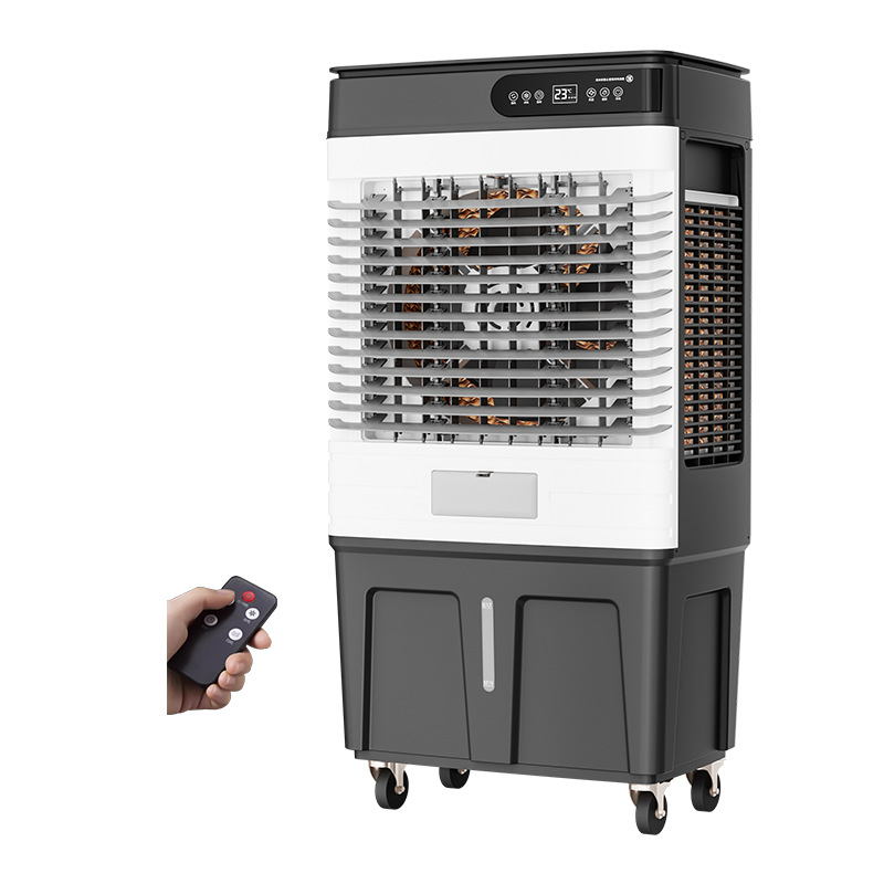 Foreign Trade Style Cross-Border 220V110V Industrial Evaporative Water-Cooled Electric Fan Household Commercial Water-Added Refrigeration Cold Air