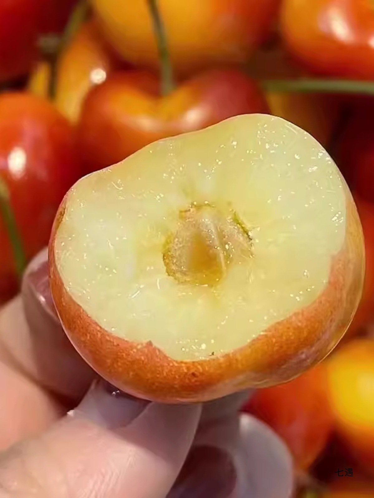 Chile Imported Rainier Cherries Fresh Fruit Rainier Yellow Large Cherries Sf Free Shipping