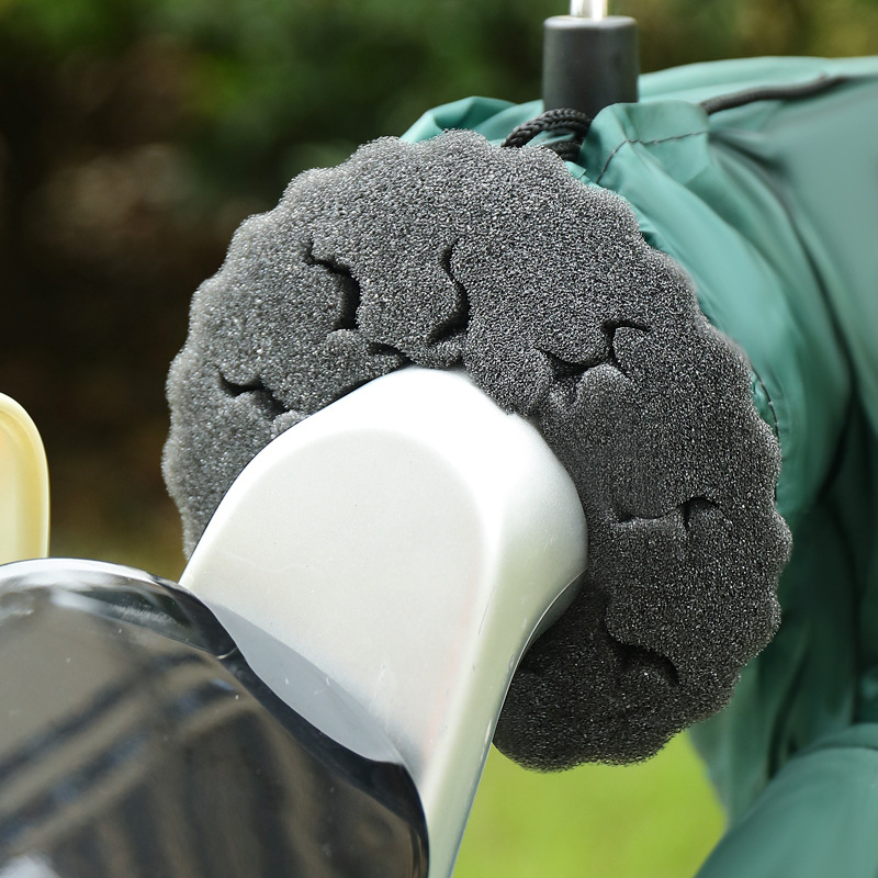 Electric Vehicle Windproof Cotton Handlebar Cover, Windproof and Hand-Warming for Riding, Winter-Specific, Wholesale from Manufacturer