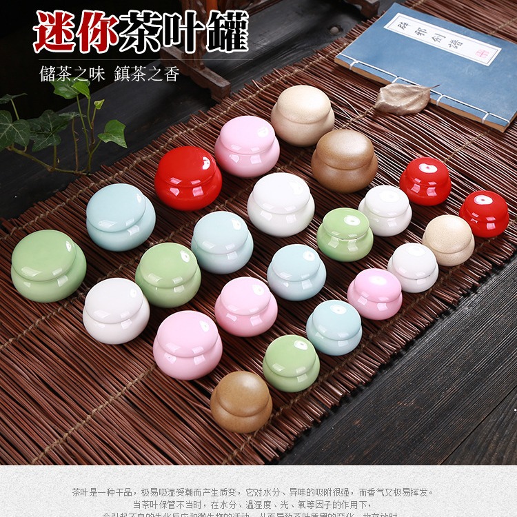 Маленький керамический горшок с цветной глазурью, для хранения ароматного порошка