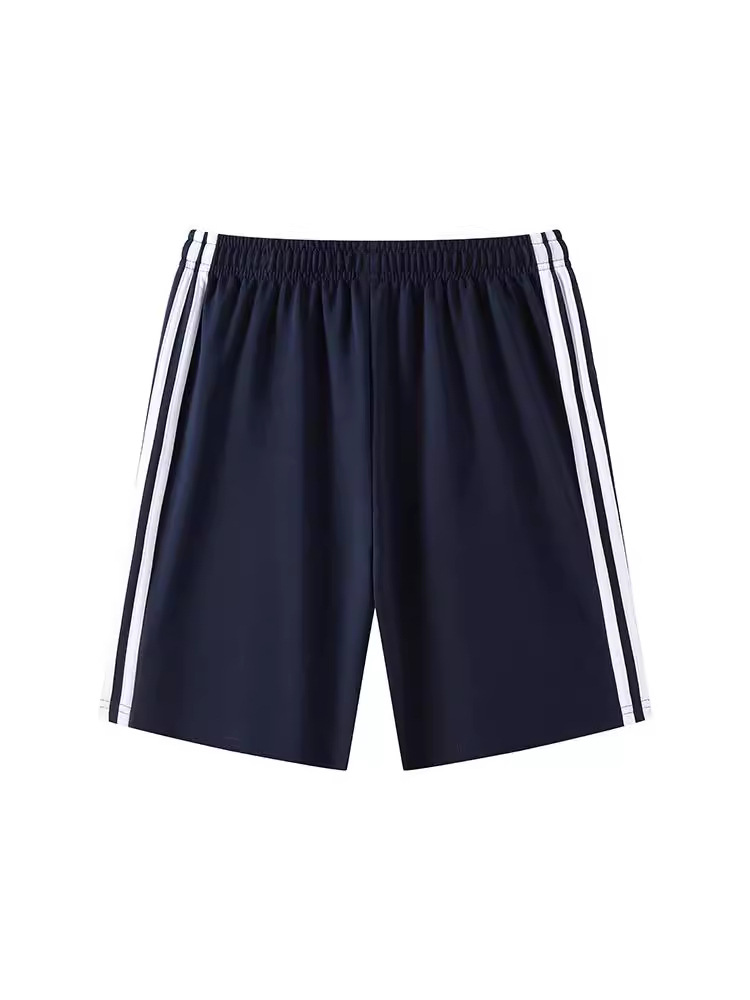 High School Student Uniform Shorts, Navy Blue Primary and Secondary School Students, One Pair of Two Pure Color School Uniform Pants for Men and Women, Five-Point Cropped Pants
