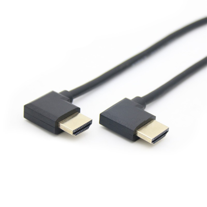 HDMI Cable Version 2.0 4K60Hz Tv Computer Monitor HDMI High-Definition Cable Adapter Can Be Bent Up, Down, Left, and Right