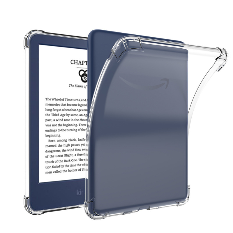 Suitable for Amazon Kindle Paperwhite6 E-Book Protective Case Four-Corner Airbag Anti-Fall Transparent Soft Case