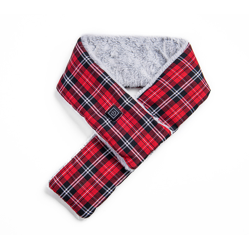 Intelligent Rechargeable Heated Scarf Autumn and Winter Hot Compress Neck Protector Korean Style Fashionable Warm Small Shawl Women's Heated Scarf