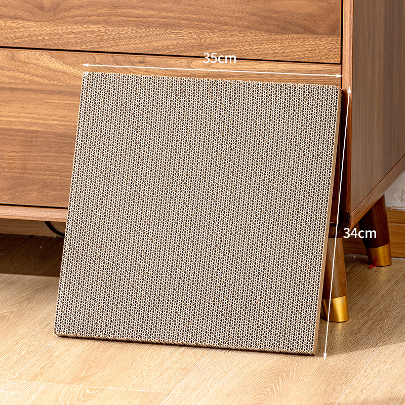 Cat Scratch Board Corrugated Paper Cat Scratch Board Processing Source Manufacturer High Density Corrugated Paper Cat Scratch Board Pet Toys