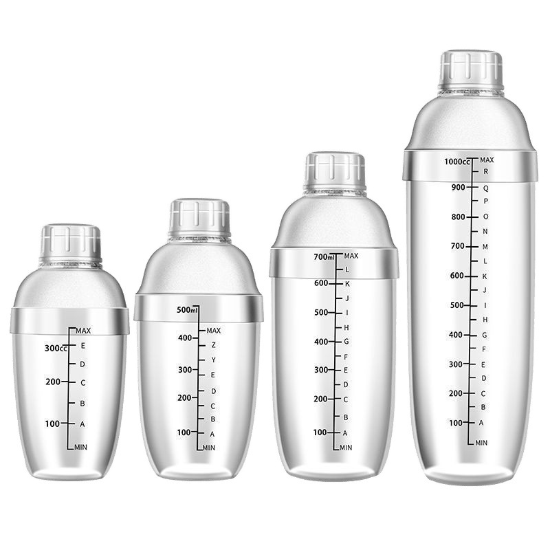 Shaker Cup Hand-Cranked Lemon Shaker with Scale Milk Tea Shop Utensils Special Tool Mixer Set Shaker