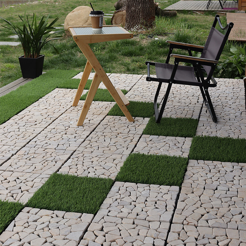 Stone Flooring Balcony Ground Renovation Outdoor Bathroom Courtyard DIY Garden Terrace Anti-corrosion Self-paved Stitching Flooring