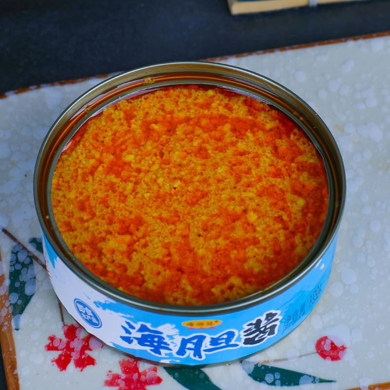 Canned sea bile sauce Instant sea bile yellow Seafood sauce Seasoning sauce under the food mixed with noodles sauce factory wholesale